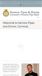 Mobile Screenshot of kernowpipesanddrums.co.uk